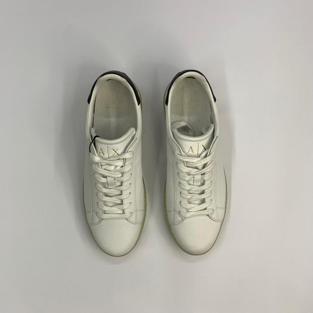 TENIS ARMANI EXCHANGE COLOR BLANCO Y AZUL