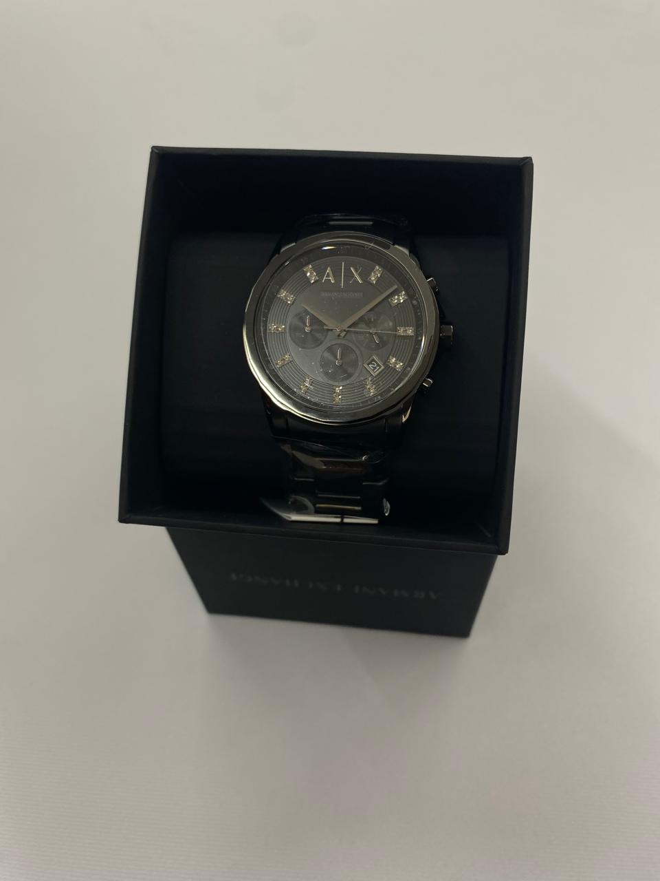 RELOJ ARMANI EXCHANGE COLOR NEGRO MATE DE METAL