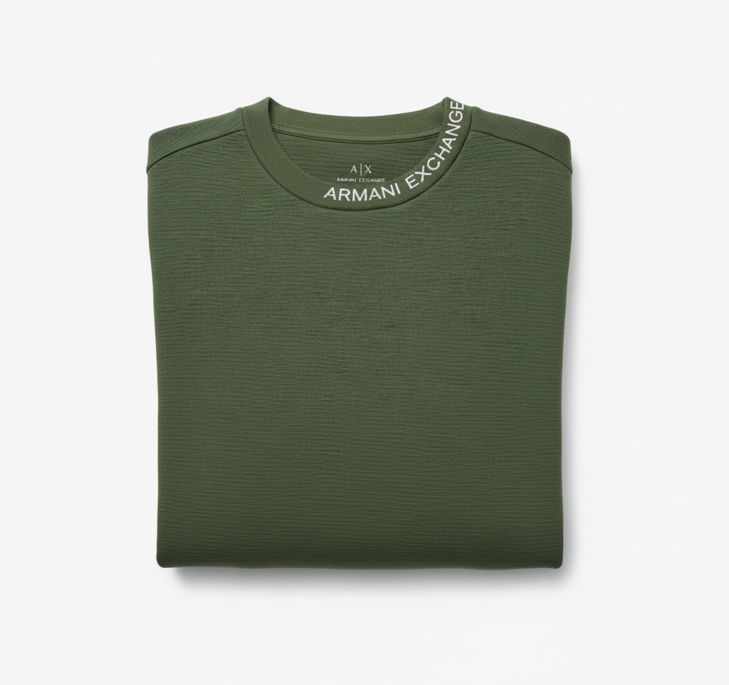 SUÉTER ARMANI EXCHANGE ICON COLOR VERDE OSCURO