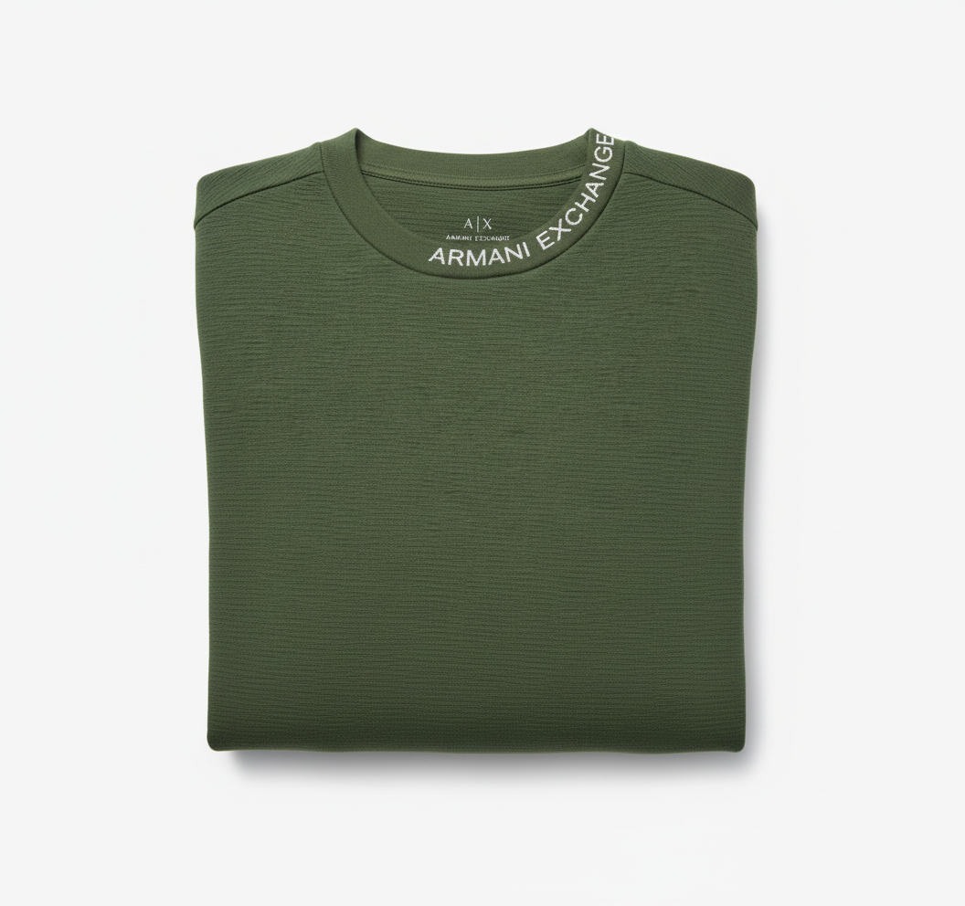 SUÉTER ARMANI EXCHANGE ICON COLOR VERDE OSCURO